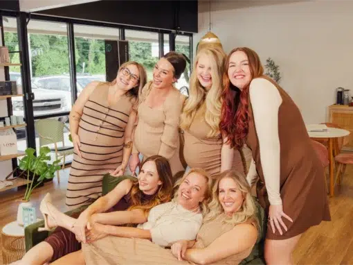 smiling laughing staff group photo at livio medspa smiling laughing staff group photo at livio medspa